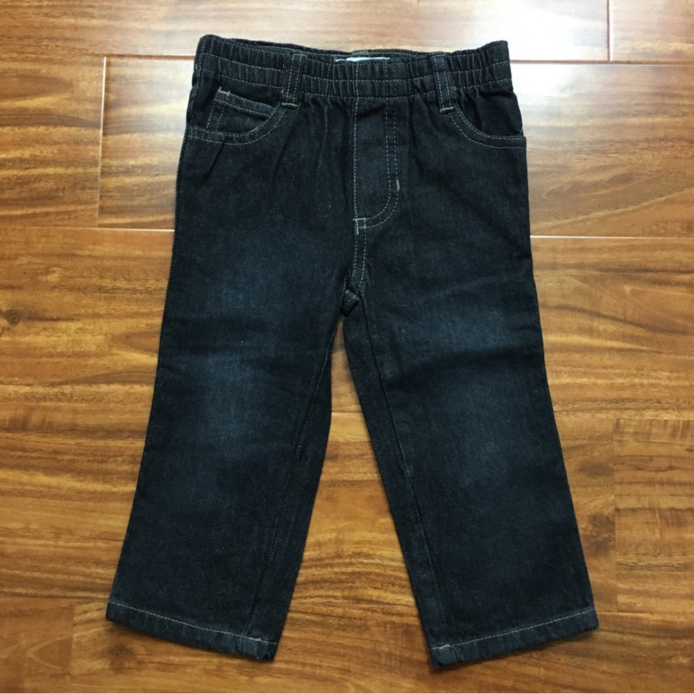 3/$25 NWT Kids Headquarters Baby Boy Black Straight Jeans Size 18M Streetwear
